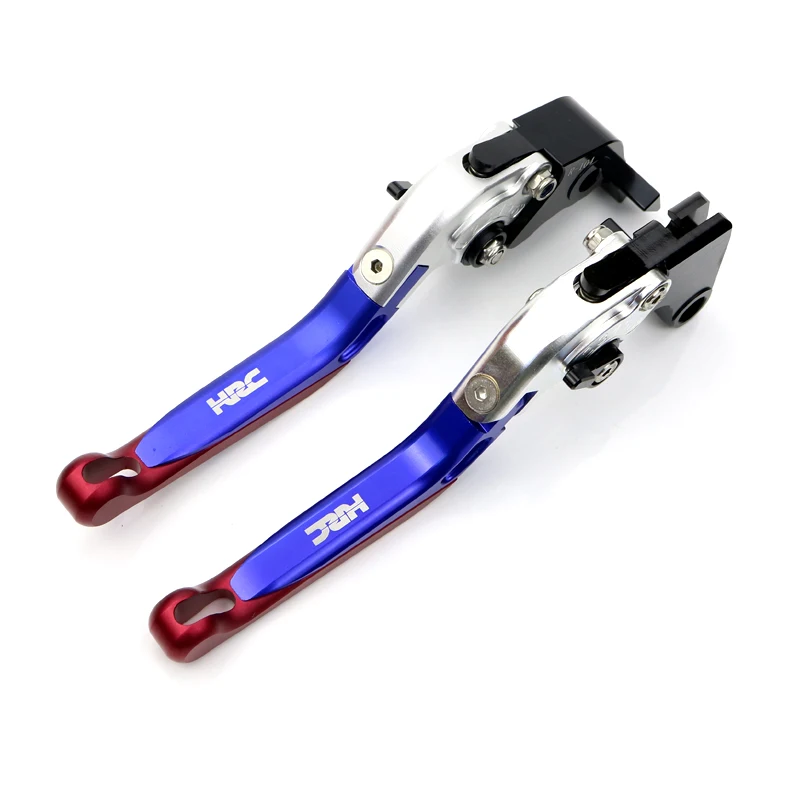 Для Honda CBR600RR 2007- CBR1000RR FIREBLADE/SP 2008- CNC тормозные рычаги сцепления складной регулируемый мотоцикл алюминий - Цвет: black silverblue red