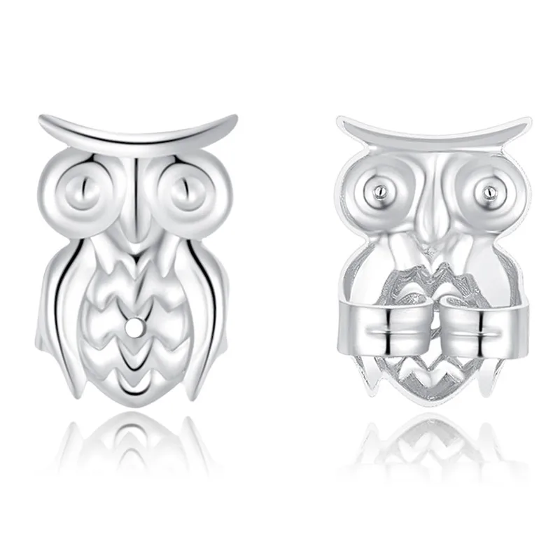 Ms Betti bear owl paw earring listers back set13