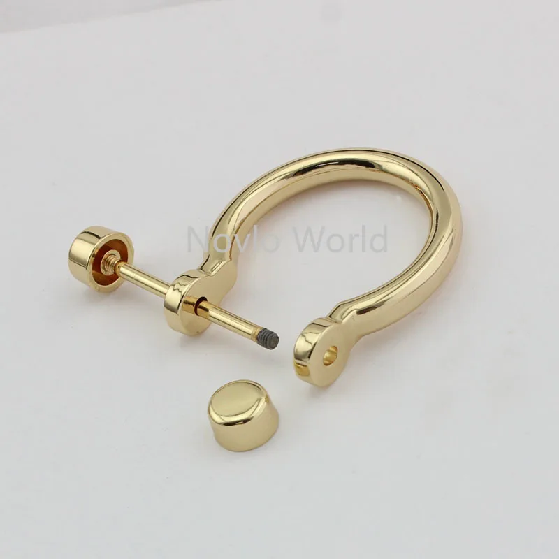 Мир Nolvo 5 20 100шт 4 Цвета 35*23 мм металлическая D кольцо Пряжка подковы для сумки