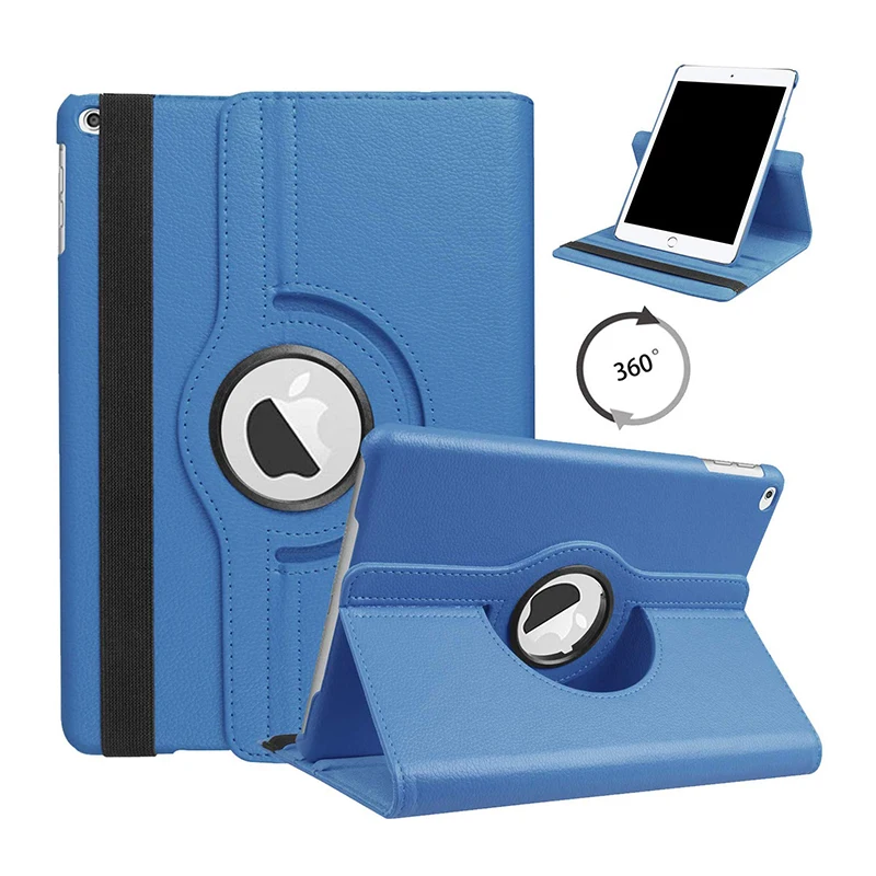 10.2 LIGHT BLUE Умный чехол для iPad 10,2, вращающийся на 360 градусов чехол для Apple iPad 7-го поколения A2200 A2198 A2232, защитный чехол для планшета - Цвет: 10.2 LIGHT BLUE