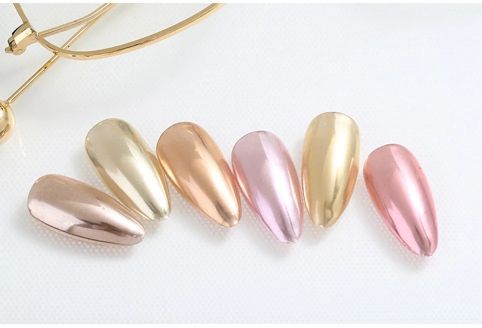 SAVILAND 6 цветов золотой зеркальный пигмент Пузырьковые ногти мыло пена хром дизайн ногтей украшения золотой порошок для ногтей Красота Инструменты