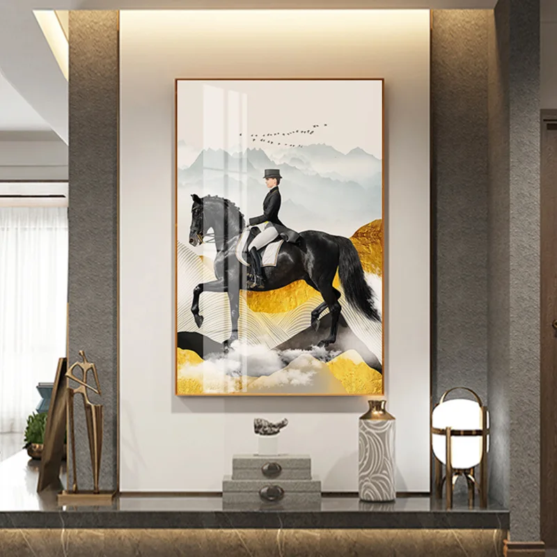 Modern HD Horse Posters And Prints Canvas Painting Wall Art Pictures For Living Room Animal Fashion Nordic Style Home Decor