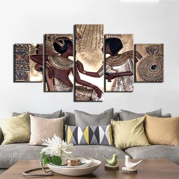 

Canvas Painting Wall Art Framework HD Prints 5 Pieces Egyptian Picture Poster for Home Decor