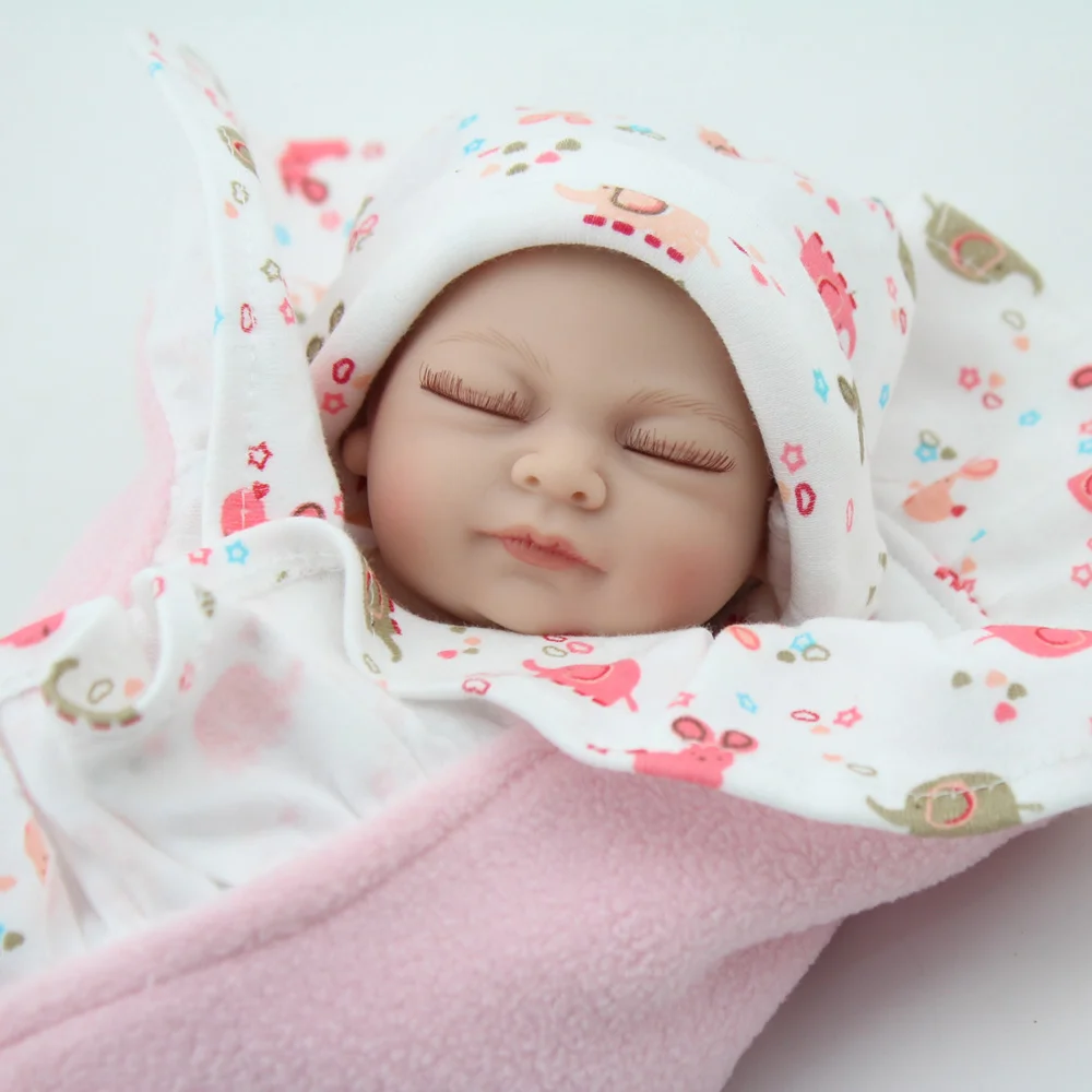 KAYDORA Reborn Baby Dolls 10 дюймов 25 см Мягкий силикон Bebe развивающие игрушки для девочек