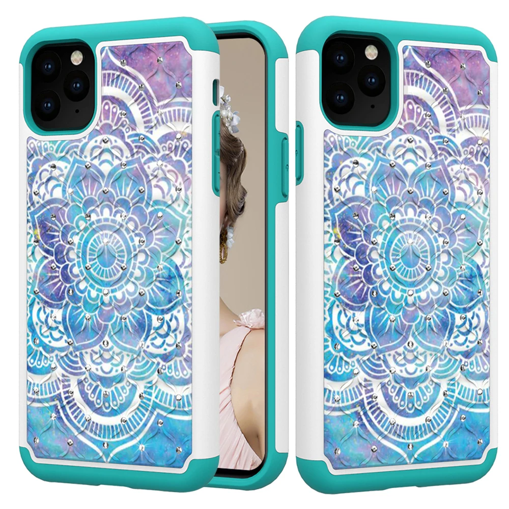 10 шт./партия для iphone 11 Pro, гибридный защитный резиновый чехол для iphone 11 Pro Max, силиконовый чехол ТПУ, жесткая задняя крышка для iphone 11 Caso