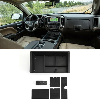 

Areyourshop Center Console Organizer Tray For 2015-2018 For GMC Yukon For Chevrolet Silverado 2500 3500 22817343 Car Accessories