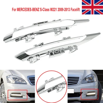 

MagicKit Pair A2218852723/A2218852823 Fog Light Trim Molding for Mercedes-Benz S350 10-13