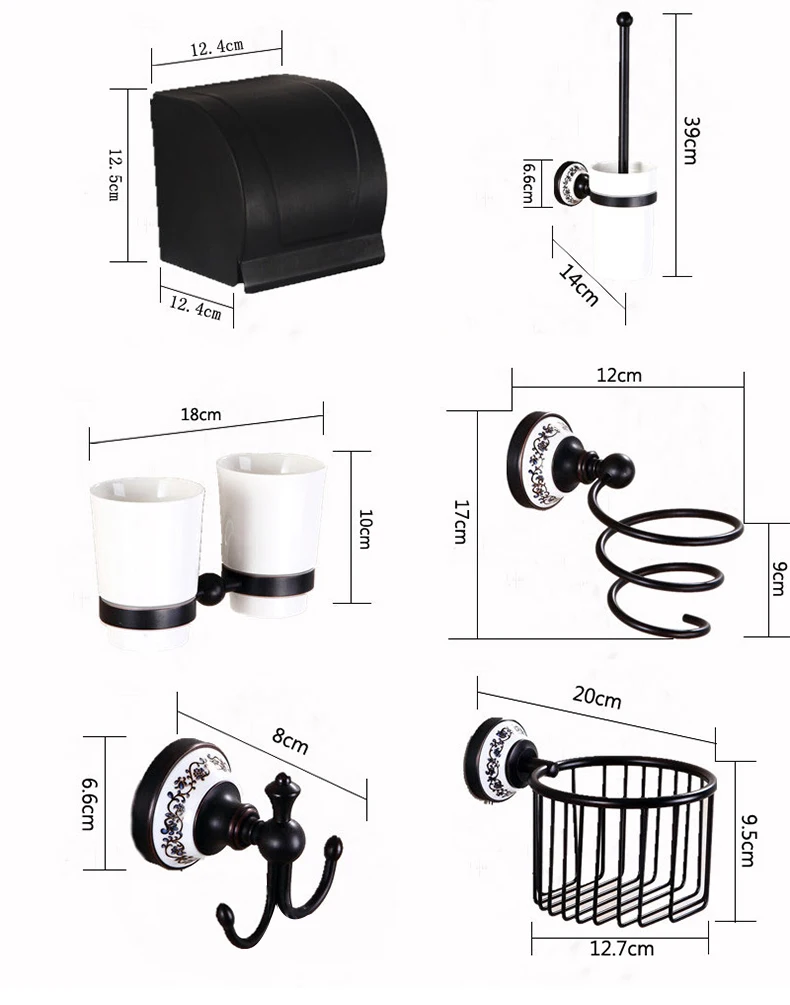 conjunto de acessórios de banho cor conjunto de acessórios de suporte de papel escova de banheiro