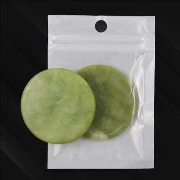 

1pcs Professional Eyelash Glue Gasket Round Artificial Jade Stone Patch Holder Artificial Stone Lash Glue Gasket