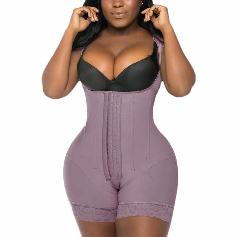 High Compression Garment Waist Trainer For Women Fajas Colombianas Mujer Bust Slimming Belt Shorts Body Shaper Corset Underwear plus size shapewear