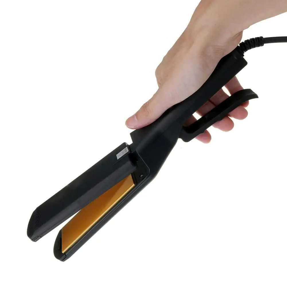 

4 in 1 Ceramic Heating Flat Iron Hair Straightener Curler Crimper Salon Tool