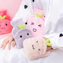 Милые Мультяшные плюшевые грелки для горячей воды, детские грелки для рук, сумка для воды, грелки для рук, наполненные взрывобезопасными портативными грелками