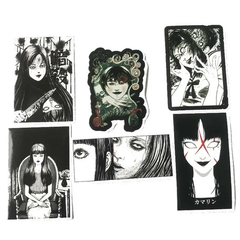 21 шт. наклейка с другим лицом Tomie Revenge Horror s для автомобиля, велосипеда, мотоцикла, скейтборда, водостойкая наклейка для ноутбука, аниме