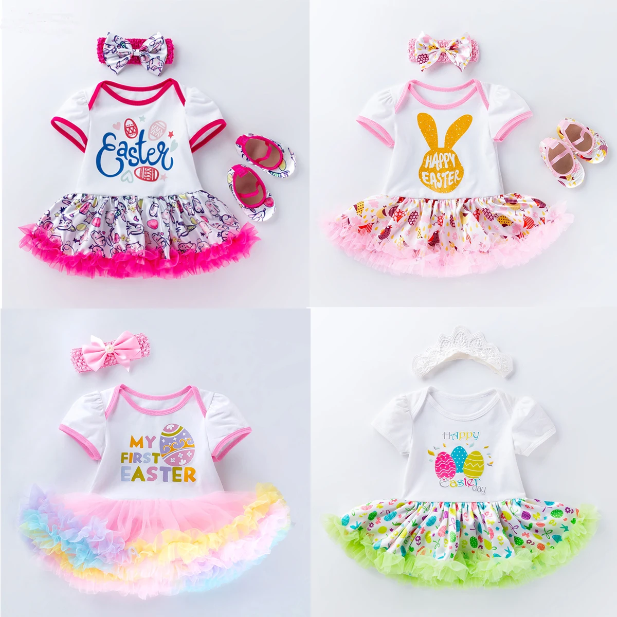 Комбинезон с юбкой-пачкой для новорожденных девочек 2 шт. 2020 | Детская одежда и