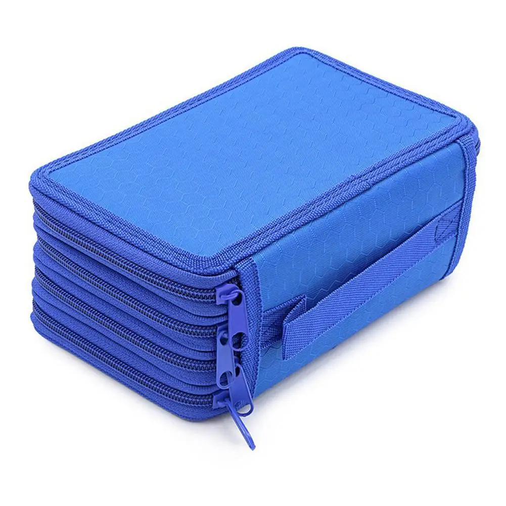 

1PC 4-layer Pencilcase For Girls Boy 72 Holes Pen Large Storage Box Bag Pouch Stationery Kit case School pencil Case Capaci E0V2