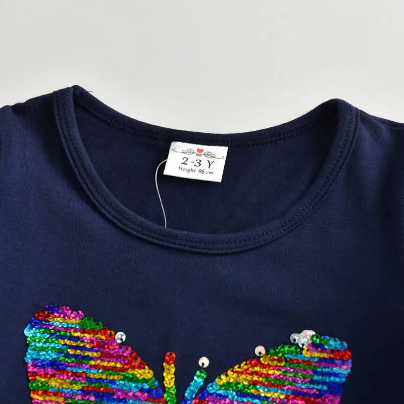 DXTON/платья для девочек с рисунком Фламинго; детское Повседневное платье для девочек в полоску; детская хлопковая аппликация на одежду; платья для маленьких девочек