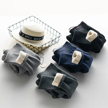 

2019 Women Workout Winter Velvet Warm Leggings High Waist Cotton Thicken Lambswool Legging Warm Pants Fleece Leggings Plus Size