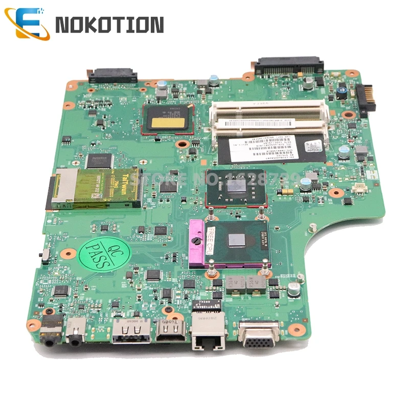 NOKOTION V000198010 CS10M-6050A2250201-MB-A02 для Toshiba Satellite A505 A500 Материнская плата ноутбука GM45 DDR2 Бесплатный процессор