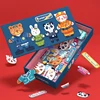 Magnetic Puzzle Animals Bear Wooden Magnetic Puzzle Drawing Board Jigsaw puzzle game wooden assembling Baby Learning Toy 4
