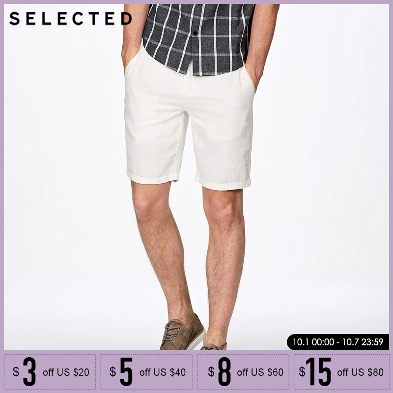 

SELECTED 2019 Spring and Summer New Pure Casual Short Pant | 4182SH512