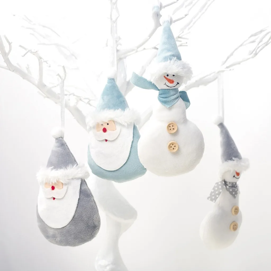 

Christmas Ornaments Gift Santa Claus Snowman Tree Toy Doll Hang navidad новый год christmas decorations for home kerst natale