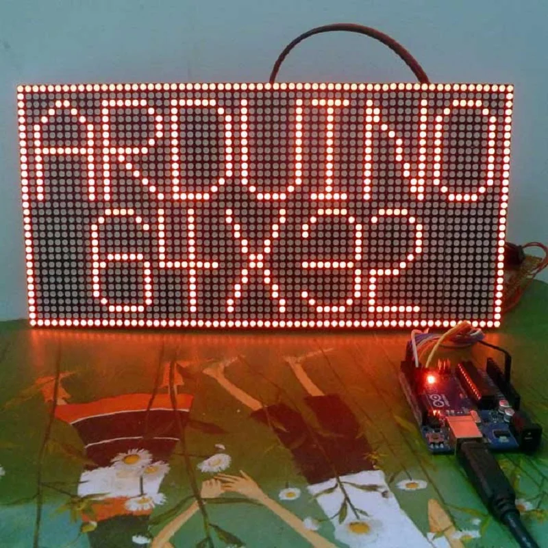 Предоставьте UNO MEGA2560 код 64x32 точечная Матрица LED для Arduino AVR MCU diy рождественские