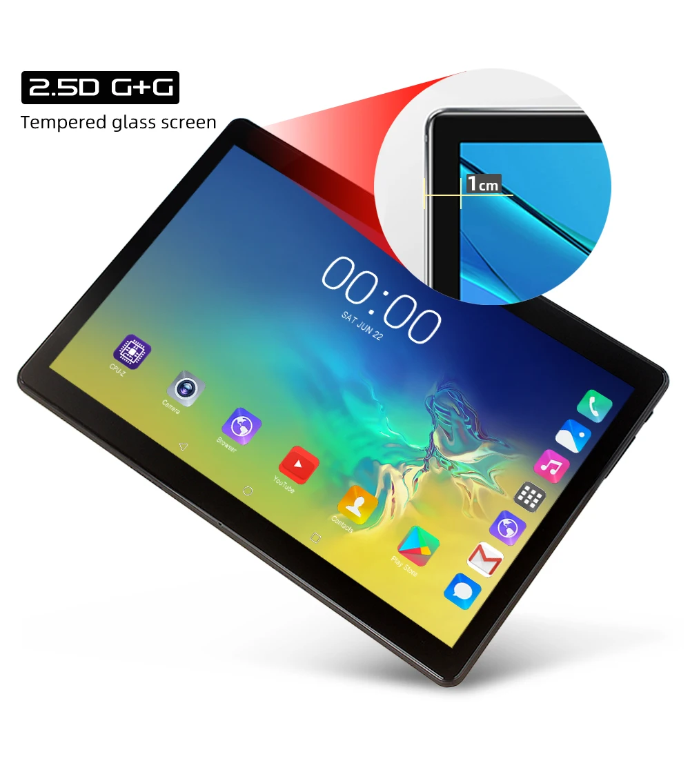 CIGE Mx960 10 дюймов планшеты плюс Android 8,0 Восьмиядерный 6 Гб/128 ГБ 1280*800 2.5D ips экран wifi SIM 4G LTE фаблет планшетный ПК 10,1