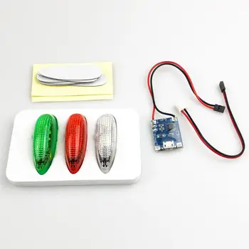 

1Set LED Flash Strobe Lights Decor DIY Multi-Scintillation Modes Night Navigation Light Kit for D-JI Mavic Air 2 Drone