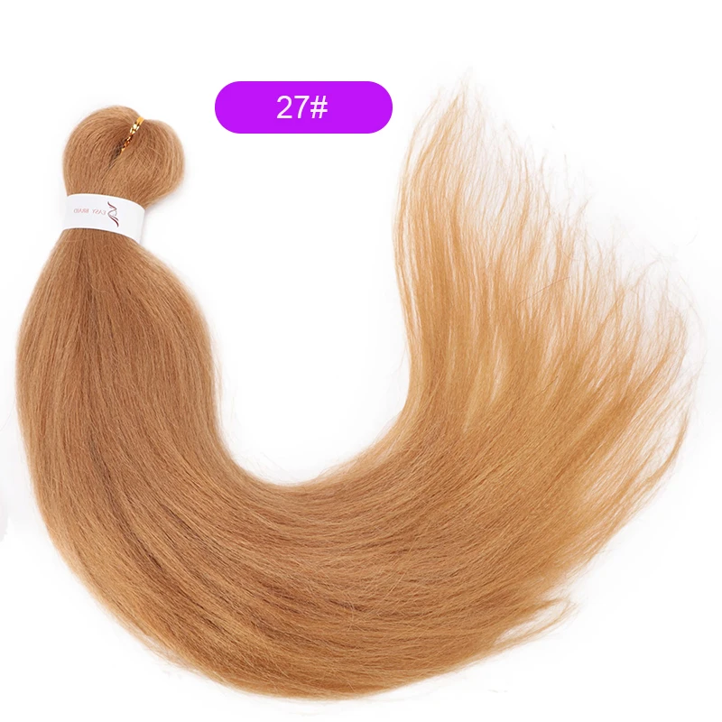 Элегантные Музы 8 шт. 26 дюймов легко огромные косы волосы Омбре плетение волос синтетические волосы кроше для наращивания низкотемпературное волокно - Цвет: #27