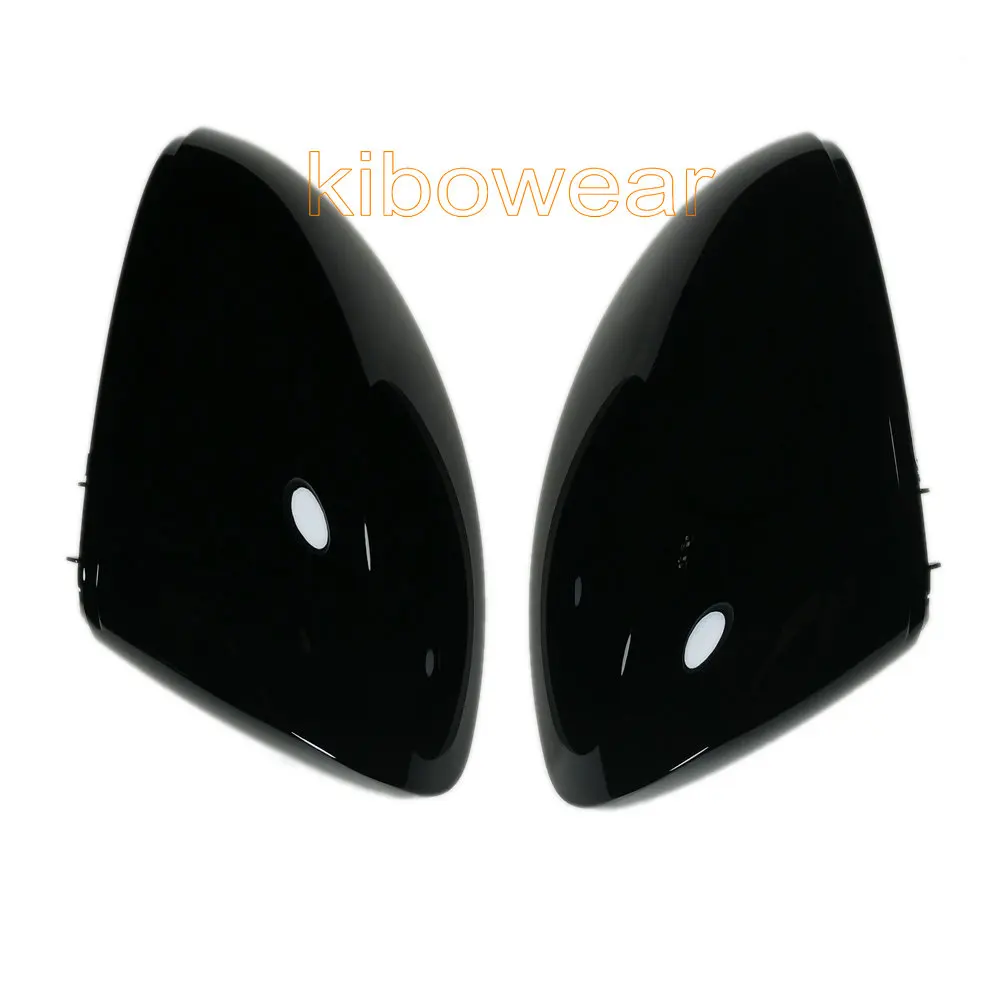 Schwarze Seitenspiegelkappen für VW Tiguan MK1 Sharan 2009 2010 2011 2012 2013 2014 2015, Ersatz für das Rückspiegelgehäuse_voghion.com