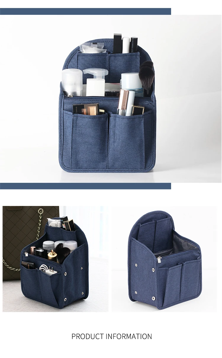 Sereqi рюкзак Органайзер вставка дорожный кошелек многокарманная сумка в сумке туалетный органайзер, мужские и женские дорожные аксессуары