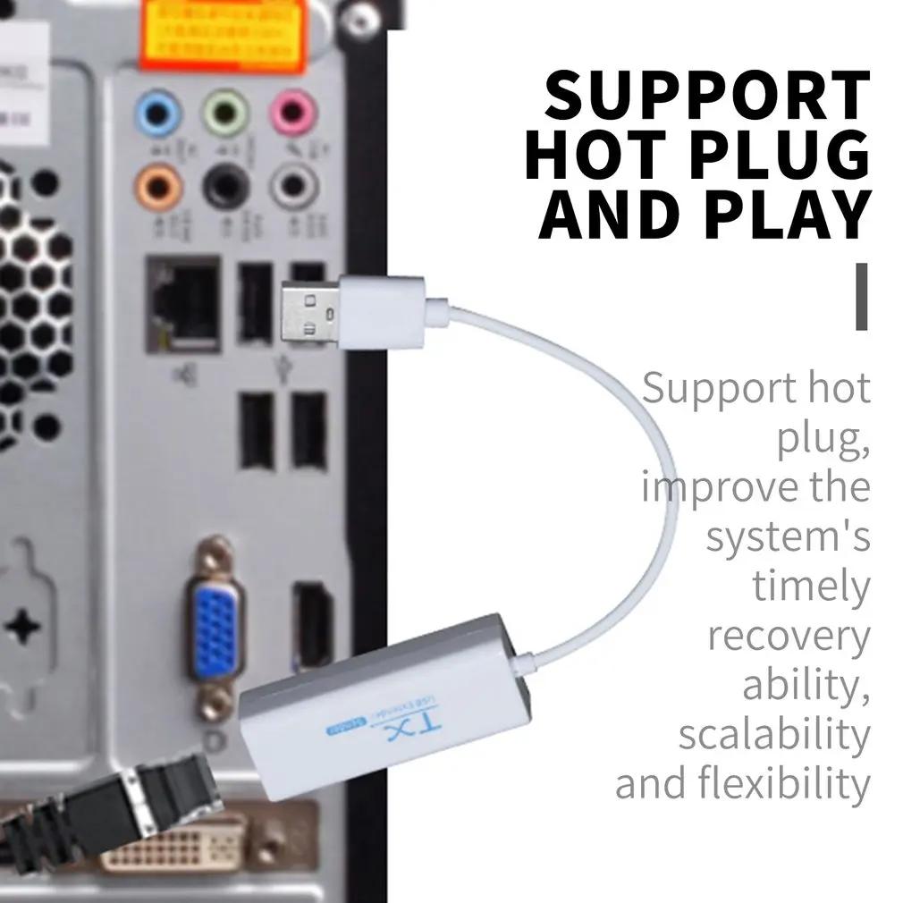 USB 2,0 200 м удлинитель по RJ45 Ethernet кабель USB2.0 RJ45 200 м удлинитель адаптер TX RX приемник отправителя