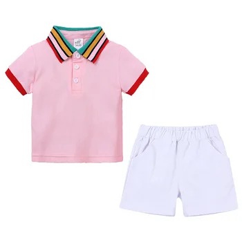

Kids Clothes Set Baby Boys Children Clothing Set Summer Cotton Sport Suit Boys T-shirt+Shorts Pants 2PCS Outfits 2 3 4 5 6 Years