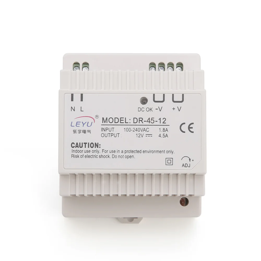 Din rail DR-45-12 блок питания 12 в 45 Вт ac dc с одним выходом В 3 5a | Обустройство дома