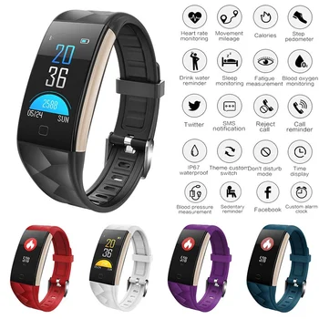 

T20 Smart Bracelet Watch With Blood Pressure Heart Rate Monitor Sport Activity Tracker Fitness Smart Band for Iphone Xiaomi