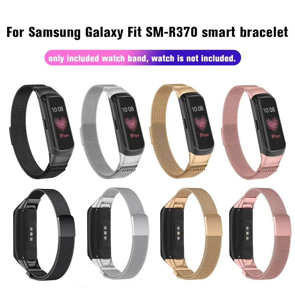 

Replacement Wrist Strap Milanese Stainless Band Wristband Smart Bracelet Accessories With Magnetic Buckle For Galaxy Fit SM-R370