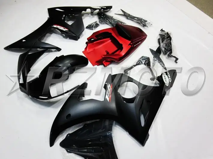 3 бесплатные подарки ABS обтекатель комплект подходит для YAMAHA YZF-R6 2003 2004 2005 R6 03 04 05 Обтекатели пользовательский матовый красный черный