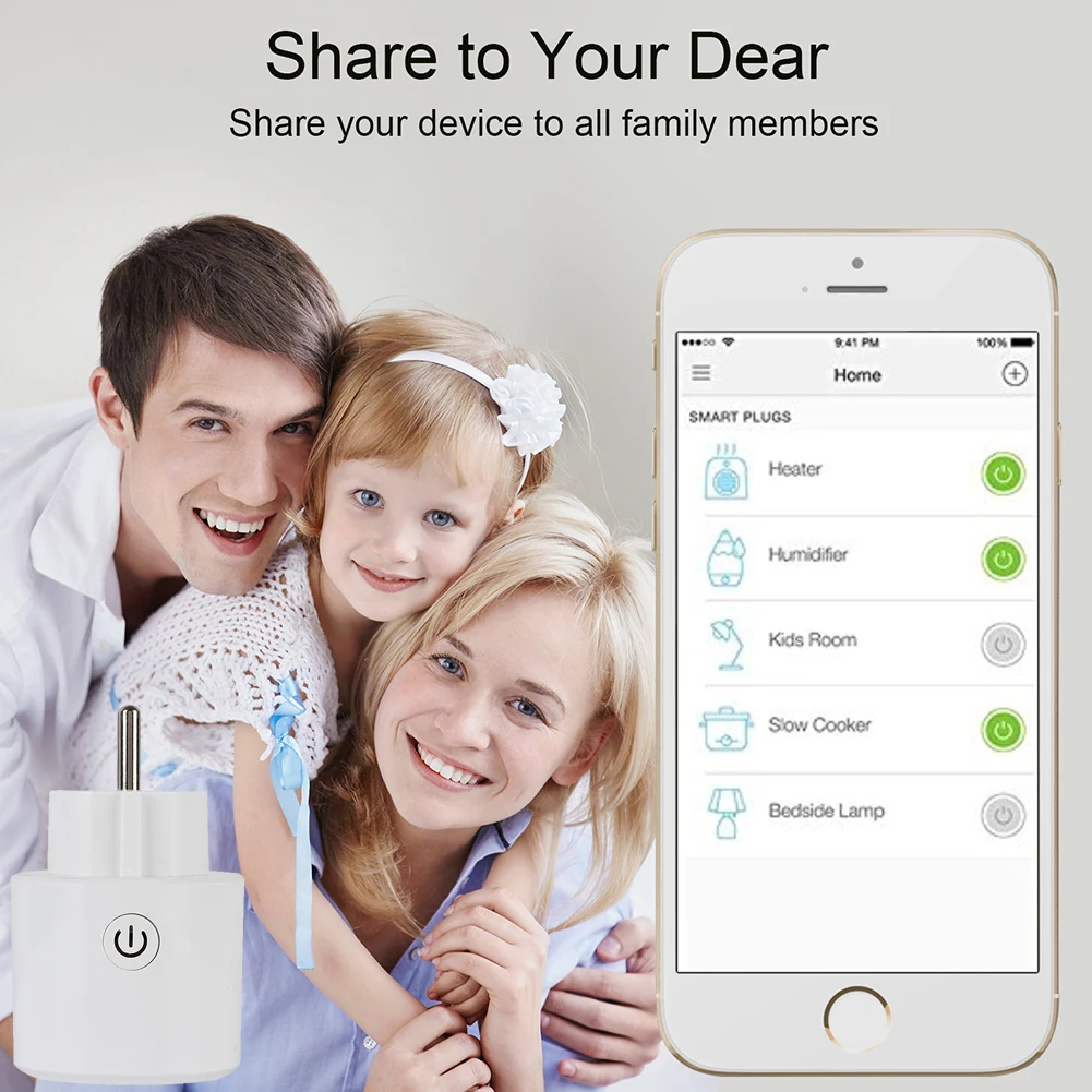 Wi-Fi Smart power Plug ЕС розетки дистанционное управление голосовым/приложением Функция синхронизации домашний комплект работает с Amazon Alexa Google Home