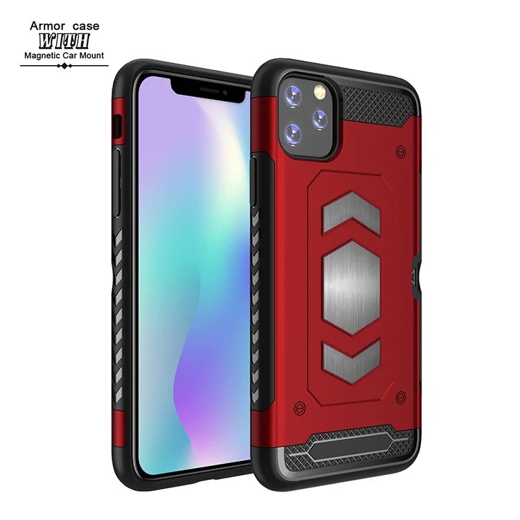 Роскошный противоударный чехол для телефона LG V30 V35 Q6 G6 G7 защитный чехол с держателем для карт чехол - Цвет: RD