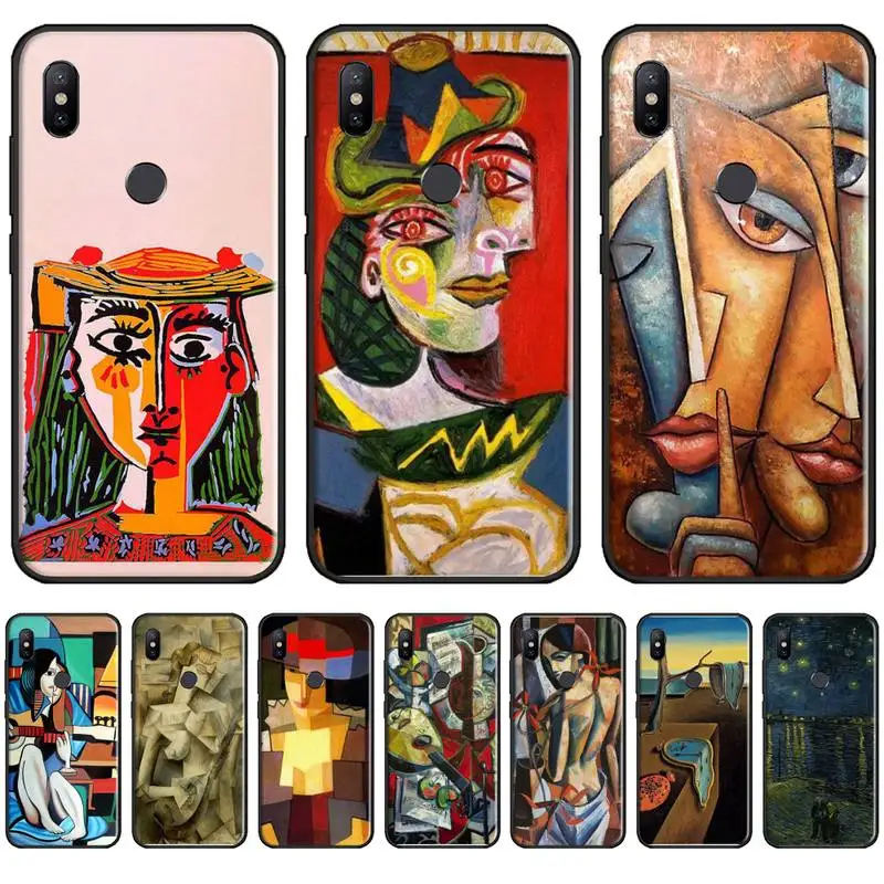 Чехол для телефона с абстрактным изображением Пабло Пикассо бампер Xiaomi Redmi 4x5 plus 6A