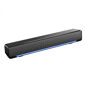

Sound Box Wired Bass Stereo Plastic Computer Speaker Portable Powerful USB Powered 3W 3.5mm Audio Plug Music Mini Subwoofer