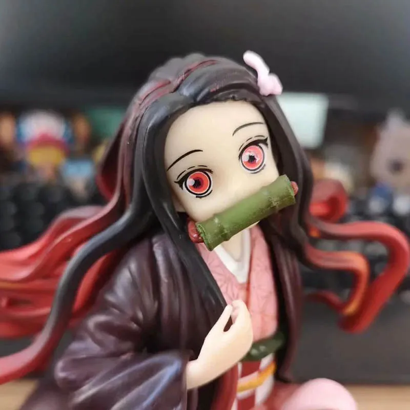Аниме 1/8 масштаб окрашенная фигура демон убийца Kimetsu No Yaiba Kamado Nezuko экшн ПВХ фигурка игрушка Brinquedos 17 см