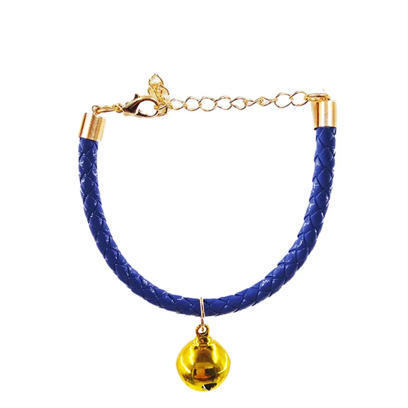 Adjustable Pet Collars With Bells Charm Necklace Collar For Little Cat Collars Pet Accessories correa perro honden halsband@B