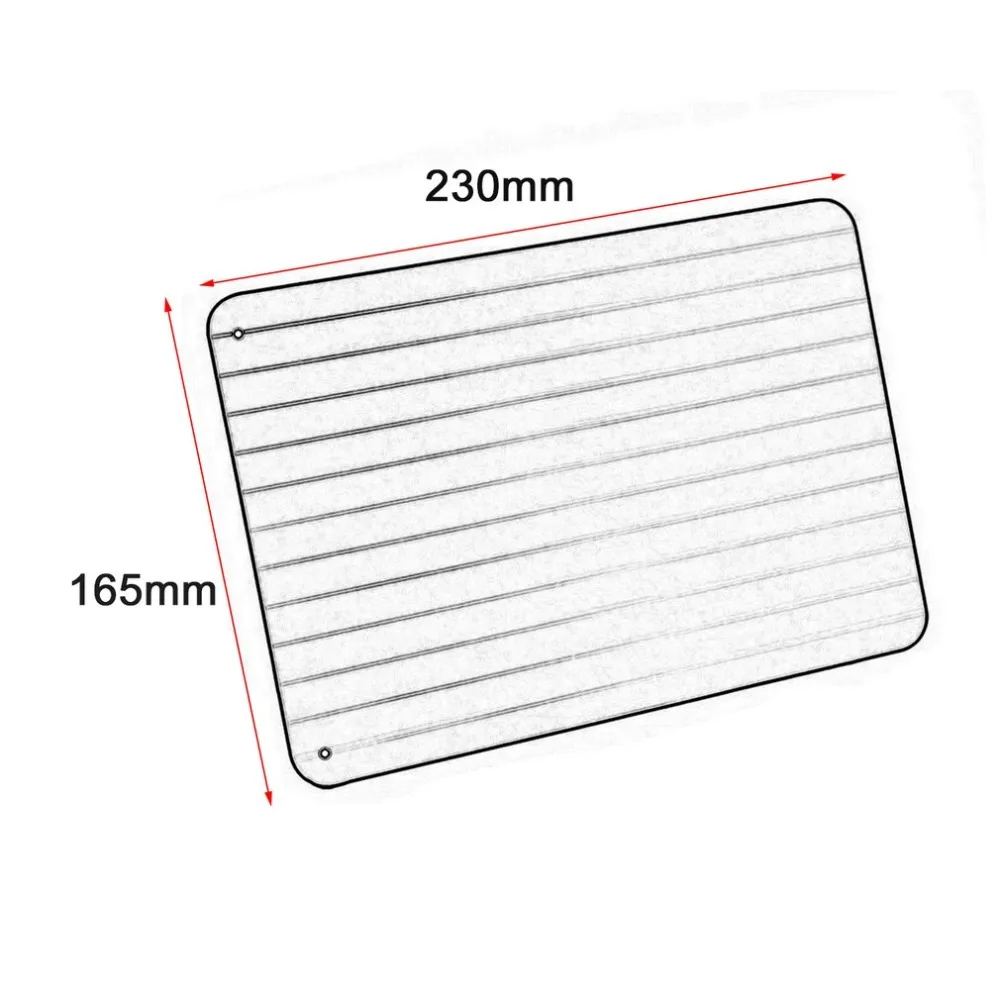 Household Frozen Food Quickly Defrosting Tray Fast Thawing Plate Board Kitchen Chef Cooking Tool Without Electricity Chemicals