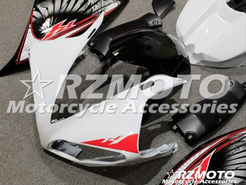ABS форма мотоцикла Обтекатели подходят для Yamaha YZF-1000-R1 2009 2010 2011 09 10 11 обтекатель кузова набор на заказ красный белый холодный