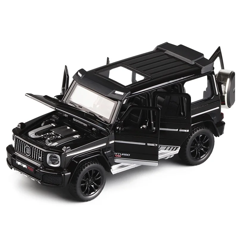 

1/32 Diecast Simulation Car SUV Model G700 With 6 Openable Doors Collective As Well As Toy Strong Metal Body Pull Back N Return