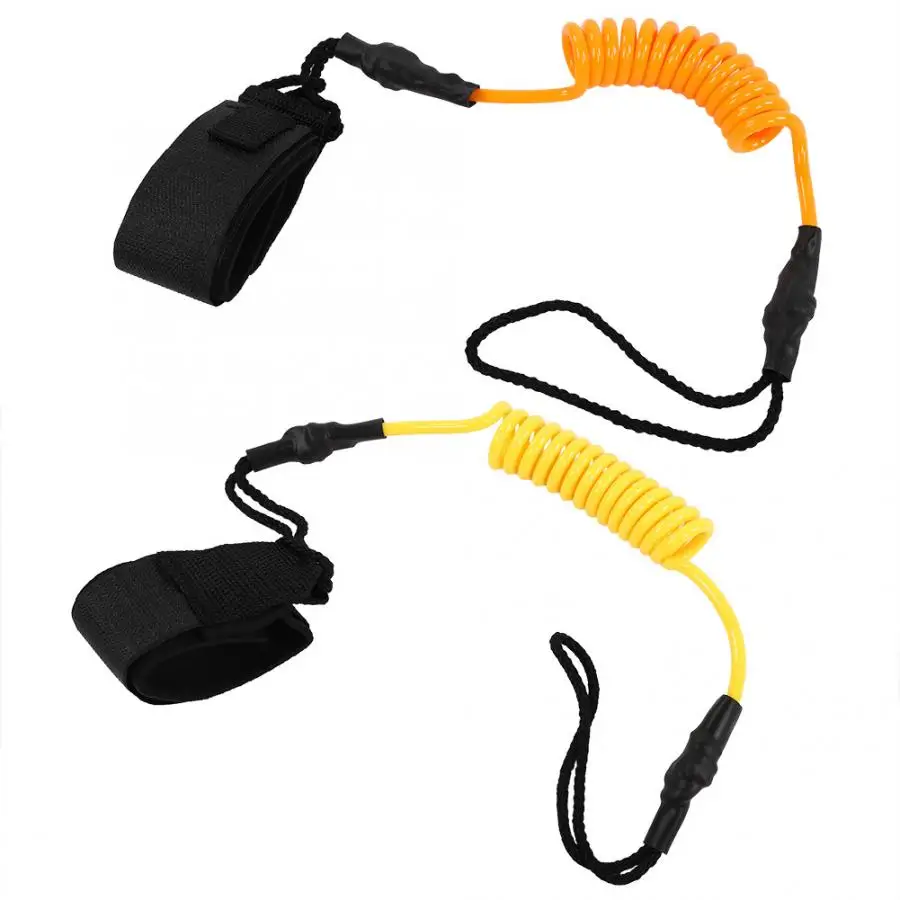 Surfing Kayak Leash Rope Boat Safety Paddle Stand Up Paddle Surfing Leash Safety Hand Rope for Surfboard Accessories surfboard leash watersports rope