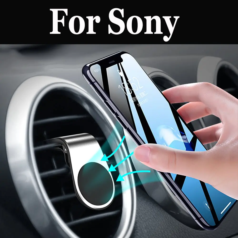 

Magnetic Phone Holder Car Mount Stand silver For Sony Xperia E5 L1 L2 X XA Ultra XA1 XA2 Plus Ultra XZ XZ1 XZ2 XZ2 Premium XZS