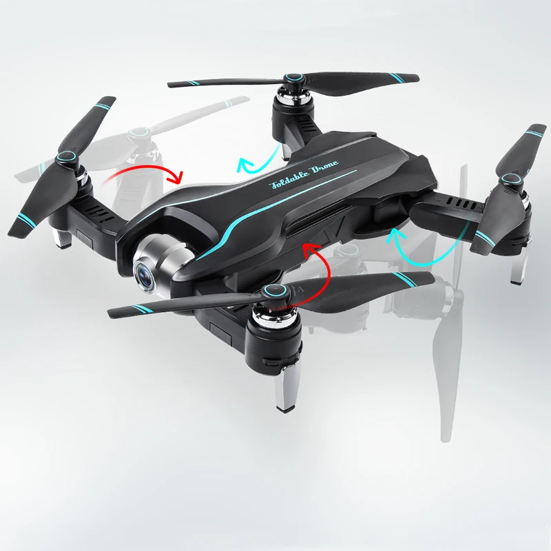  S17 RC Drone with 4K Adjustable Wide-Angle Camera Foldable Quadcopter Optical Flow Dron RC Helicopt