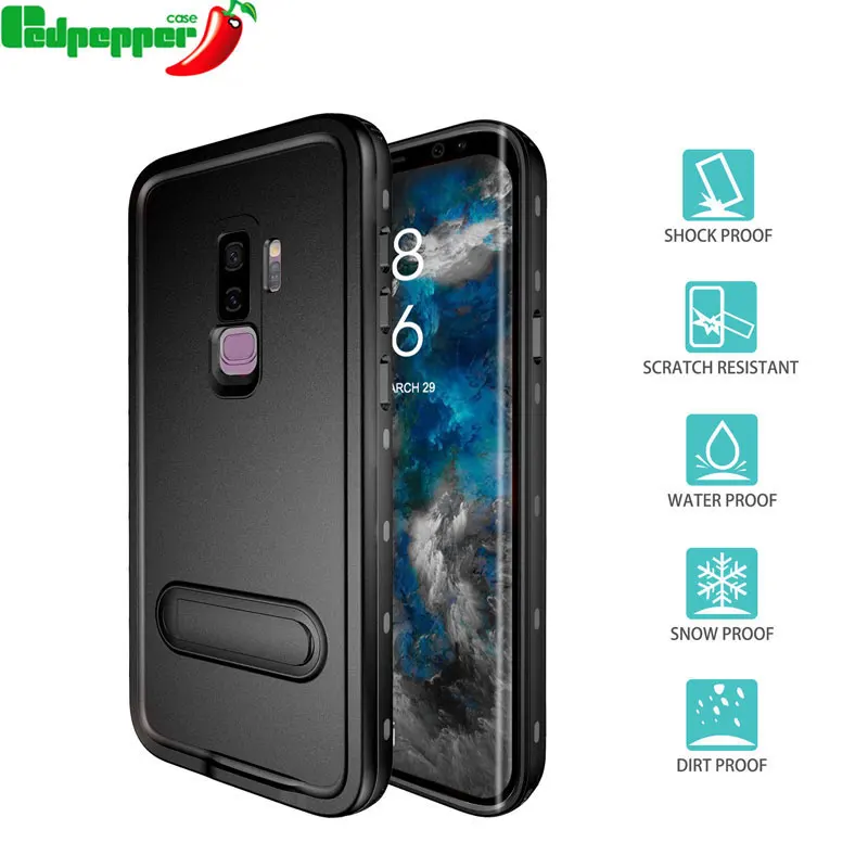 Redpepper IP68 Waterproof Case With Stand for Samsung Galaxy S8 S9 S10 S20 Plus Note 9 10 Shockproof Phone Cover Cases | Мобильные